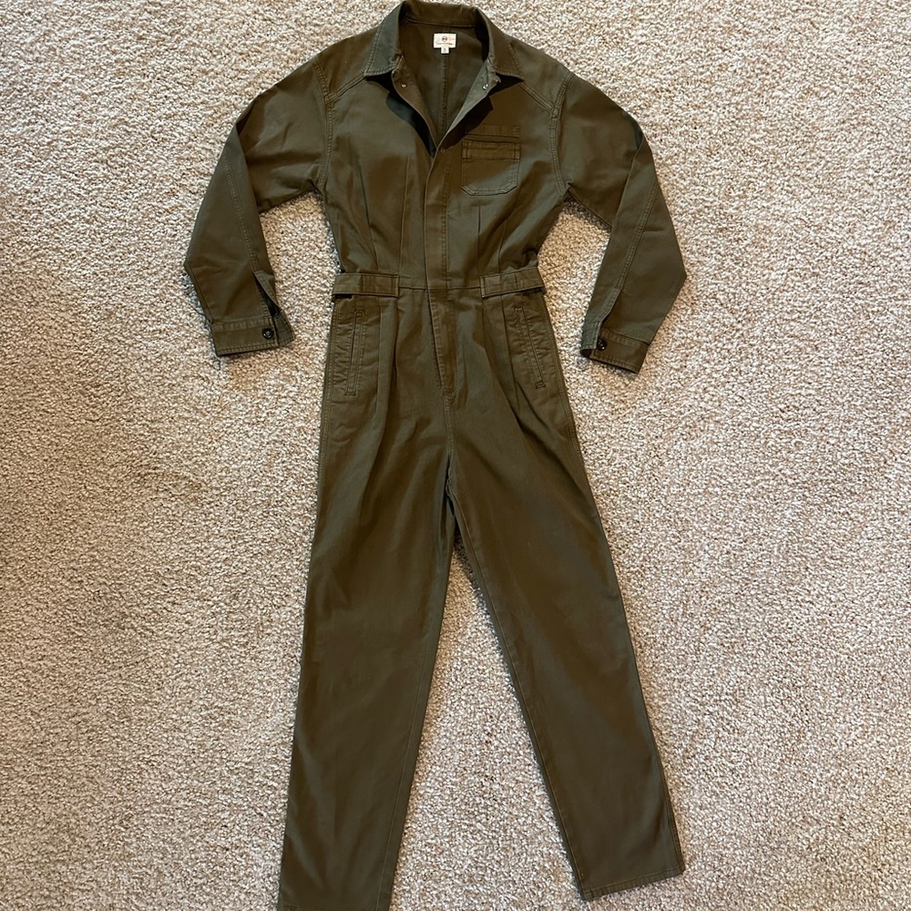 AG Adriano Goldschmied Olive XS Coveralls
